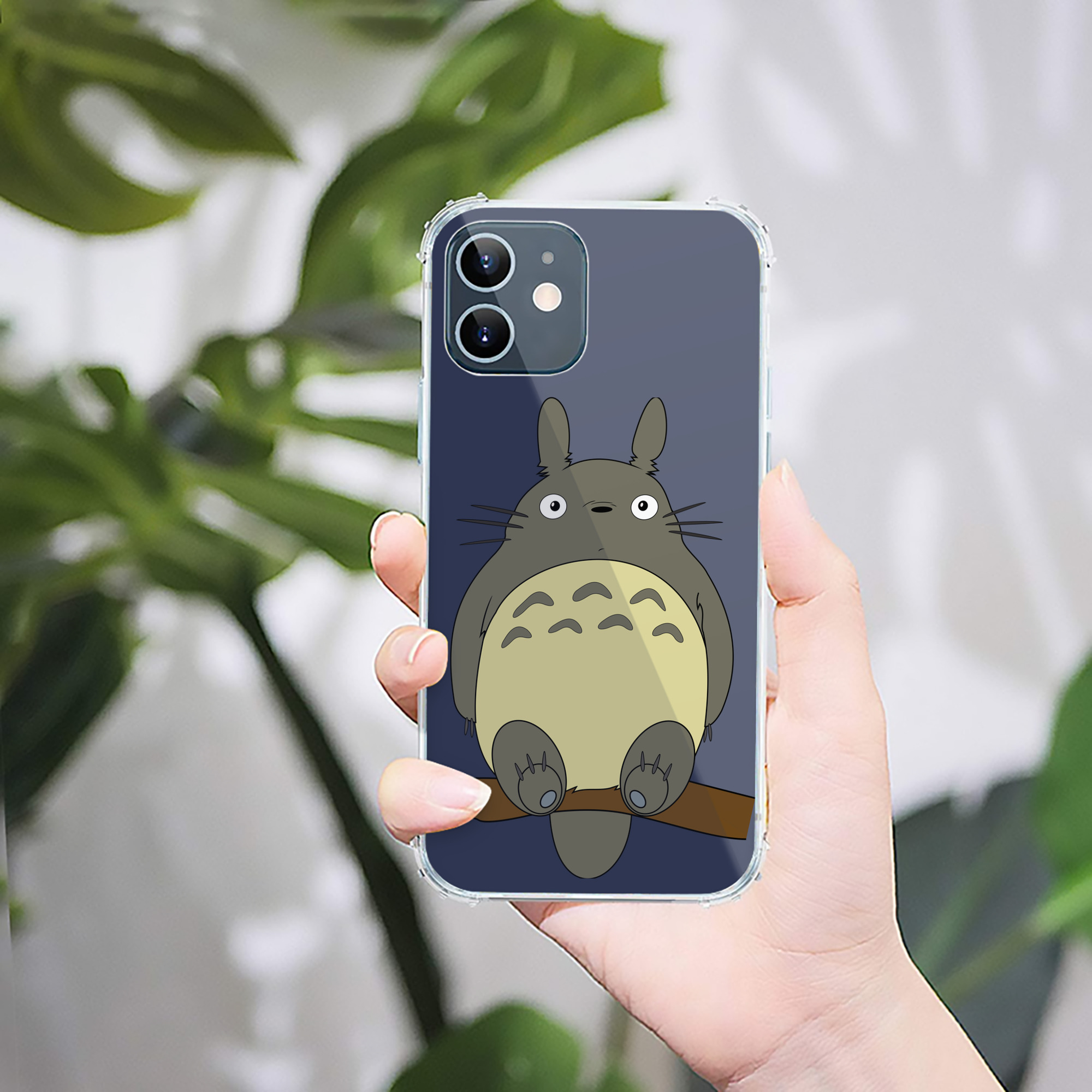 （画像用） となりのトトロ 草壁メイ 草壁サツキ My Neighbor Totoro Satsuki Kusakabe Mei Kusakabe 【iPhone 12シリーズ対応】透明スマホケース（クリアソフトケース）
